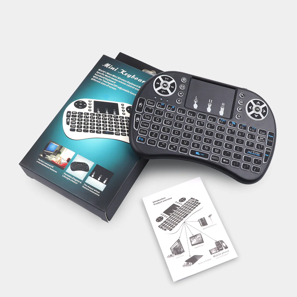 I8 Russian/English/Spainish Backlit Wireless Mini Keyboard - Image 7